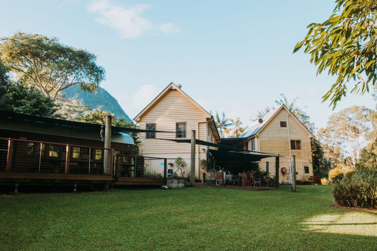Ecolodge outdoor area